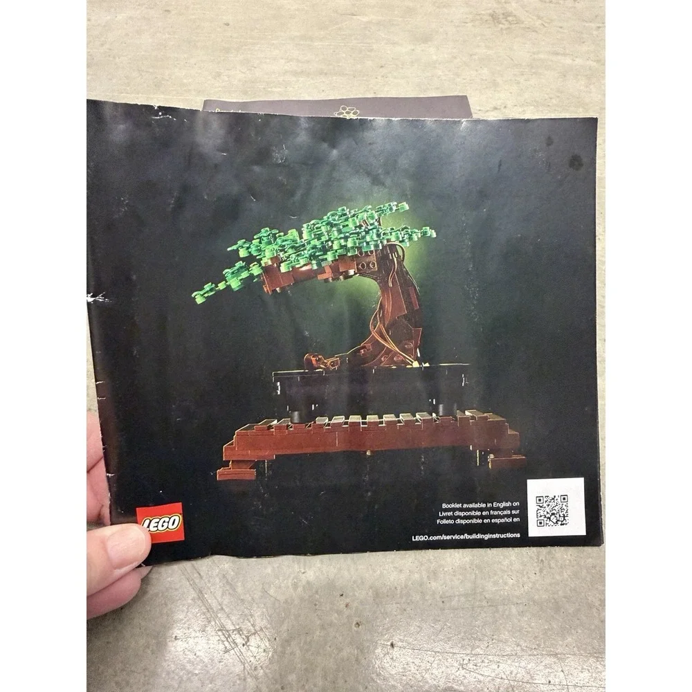 LEGO Botanical Collection‎ Instruction Manual Lot Bonsai Tree Flower Set